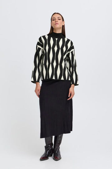 Geometric Print Pullover